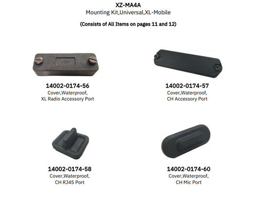 XZ-MA4A Mounting Kit, Universal, XL-Mobile