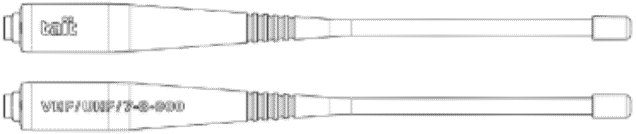 Quad Band SMA Whip Antenna, TPA-AN-052 - VHF, UHF, 700/800, 900 MHz, 8.25 Inch for Tait TP9700/9800/9900 Handheld Radios