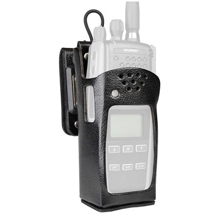 Leather Holster with Belt Loop, MAEV-NHC2C for L3Harris XG-75P Radios