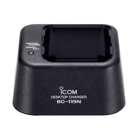 Single Desktop Charger, BC119NS 11 for iCOM IC-F70/80 & IC-F9011, IC-F9021 Radios