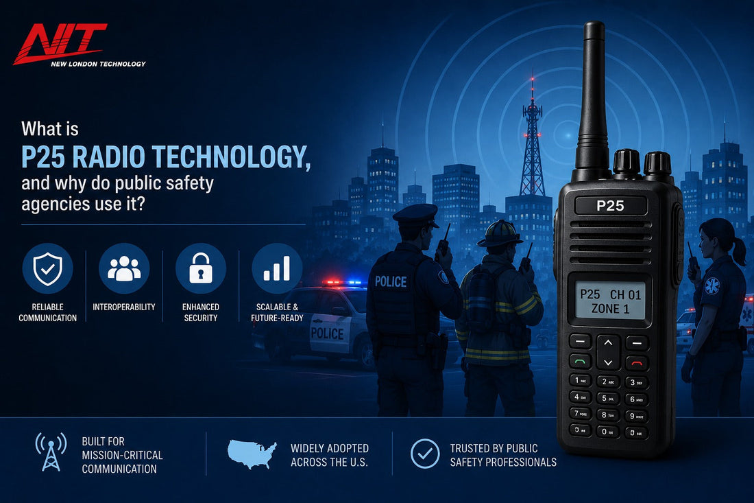 What is P25 radio technology, and why do public safety agencies use it?