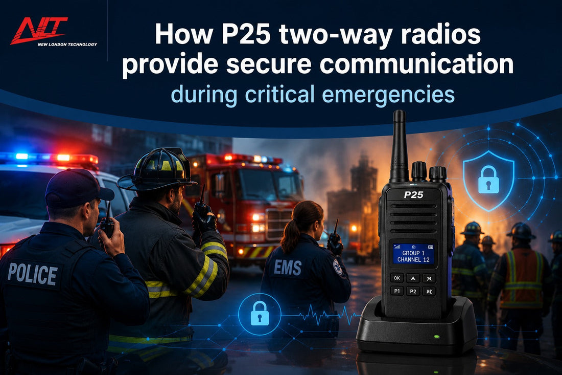 How P25 two-way radios provide secure communication during critical emergencies