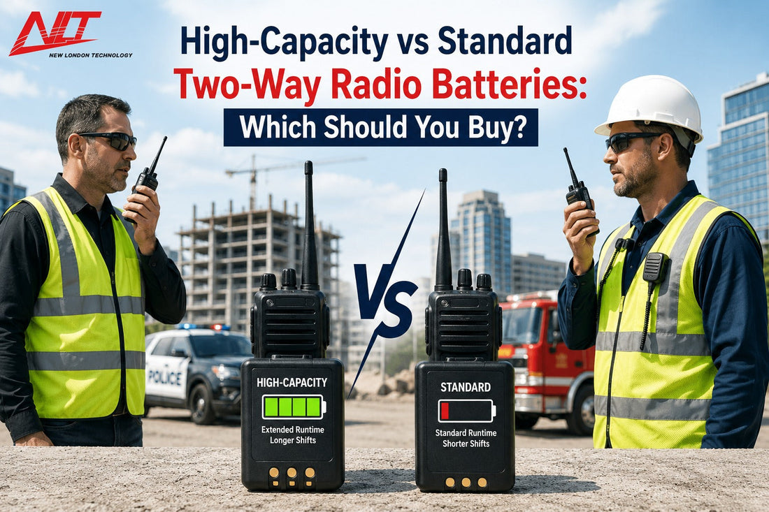 High-capacity vs standard two-way radio batteries: Which should you buy?