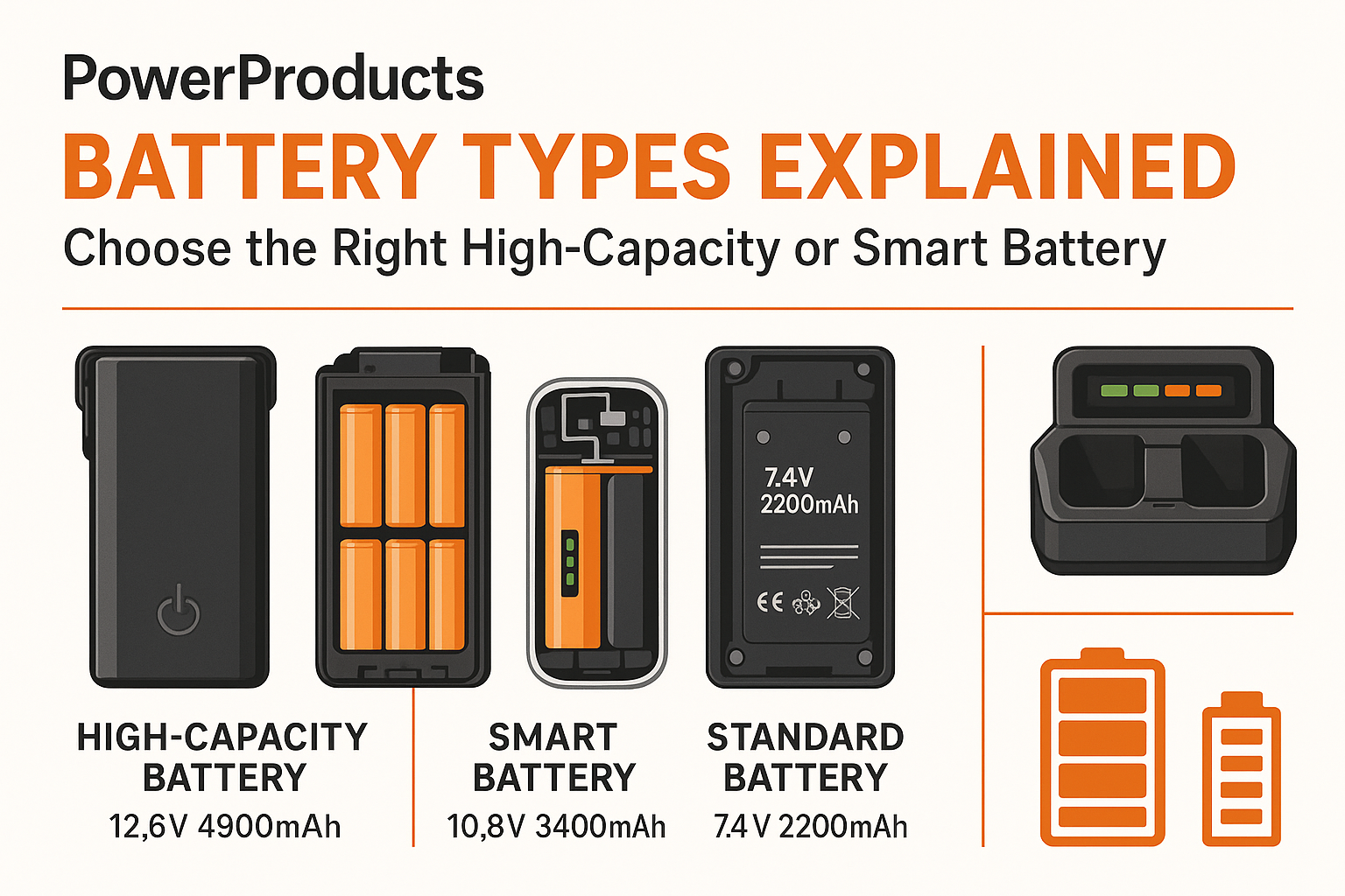 PowerProducts Battery Types Explained: Choose the Right High-Capacity ...