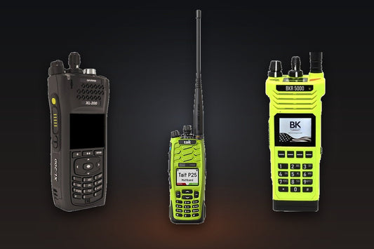 L3Harris XL-200P, Tait TP9800 and BK Technologies BKR5000 portable P25 radios compared for wildland fire use