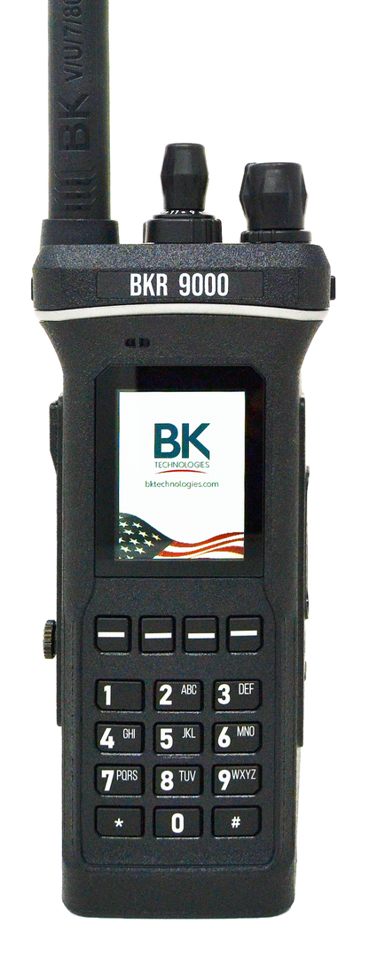 Leather Keypad  Open Holster with D-Swivel for BKR9000 Radios BKR0420