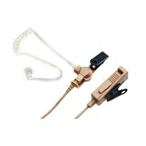 2-Wire Surveillance Mic, Palm PTT, Beige, XL-AE6M for L3Harris XL-200P, XL-400P