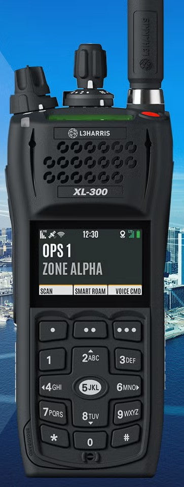 XL-300P L3Harris Portable radio 5G Full Keypad Multiband Satellite Capable