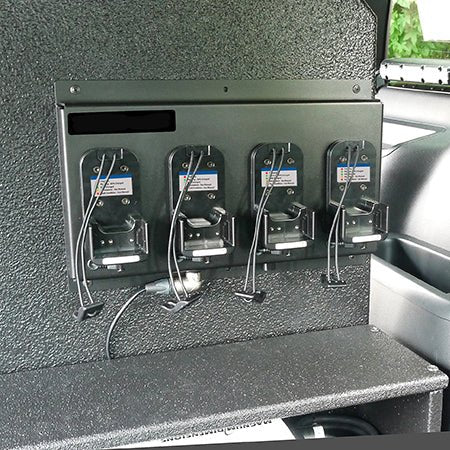 4-Bank Compact Charger for L3Harris XL-150P, XL-200P and XL-185P Radios