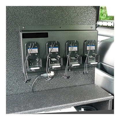 4-Bank Compact Vehicle Charger, Rapid Rate, for KNG Radios