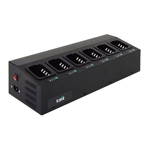 6-Bay Desktop Charger, T03-00013-AEAA for Tait TP8 & TP9 Radios
