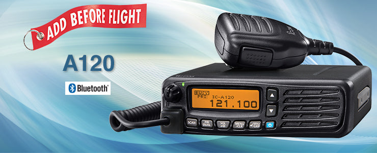 Icom A120 Air band mobile with open VFO