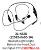 Lightweight BTH Headset, Dual Ear, XL-AE2D for L3Harris XL-200P