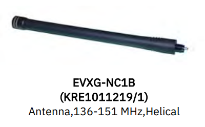 6 Inch Antenna, VHF 136-151 MHz, 0db Gain for L3Harris XG-25P Portables
