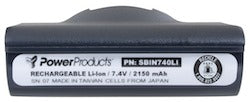 BATTERY FOR INTERMEC 700 COLOR - 7.4V / 2500 mAh / 18.5 Wh / Li-Ion