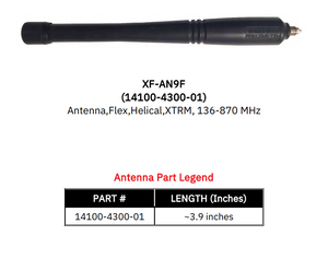 XL-400P Antenna Flex, XTRM, 136-870 MHz L3Harris XF-AN9F