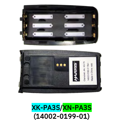 AA battery Clamshell  XN-PA3S for L3Harris XL-95P Portable Radios