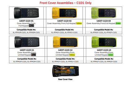 XL-200p Replacement Front cover.