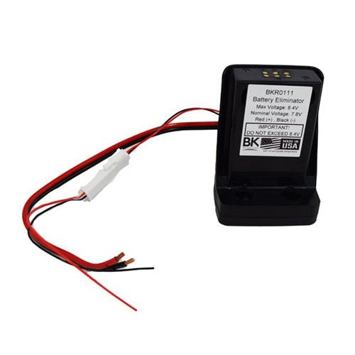 Battery Eliminator, BKR0111, Unterminated for BKR5000 Series Radios