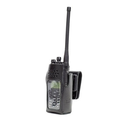 Black Leather Holster, T03-00038-0007 for Tait 16 Key TP93/94 Series Radios