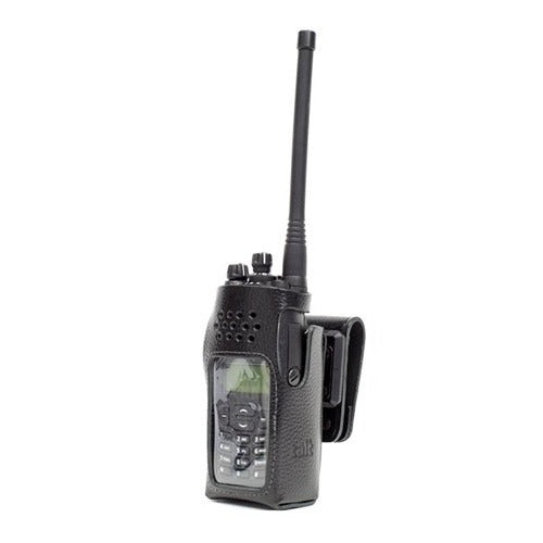 Black Leather Holster, T03-00038-0007 for Tait 16 Key TP93/94 Series Radios