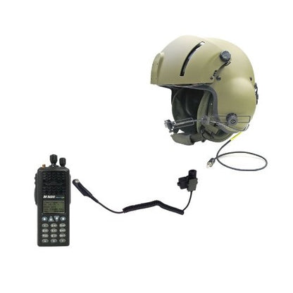 Cal Fire Dozer Helmet Adapter for KNG Portable Radios