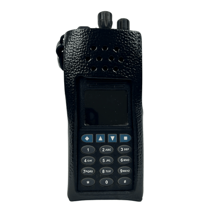Leather Holster for KNG2 Radios – Belt Loop, Open Front | KAA0415CF2
