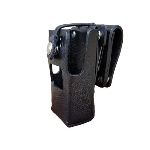 Leather Holster, Open Display for iCOM F1000/2000S & F1100/2100S Radios