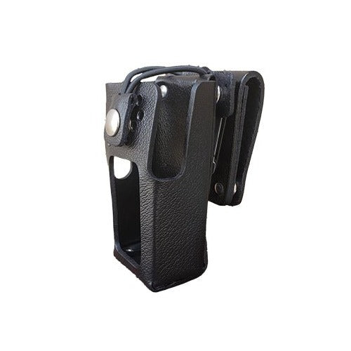 Leather Holster, Open Keypad for iCOM F1000/2000T & F1100/2100T Radios