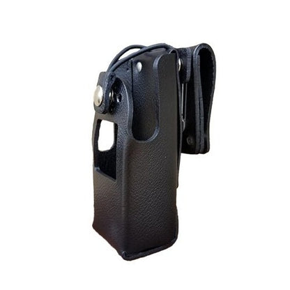 Leather Holster with Swivel Belt Loop for iCOM IC-F3261S/4261S Radios