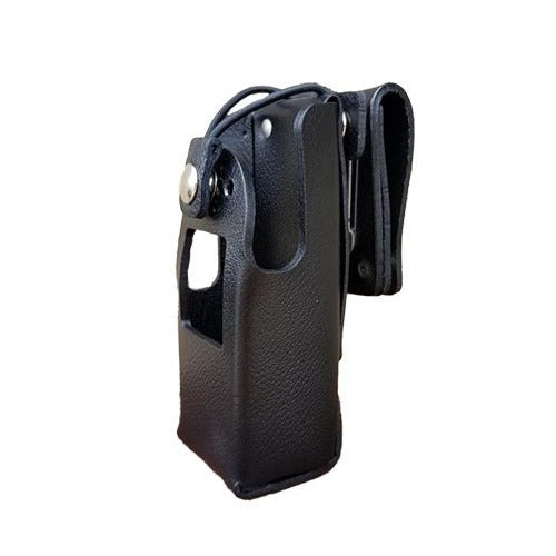 Leather Holster with Swivel Belt Loop for iCOM IC-F3261S/4261S Radios