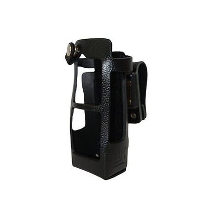 Leather Keypad  Open Holster with D-Swivel for BKR9000 Radios BKR0420