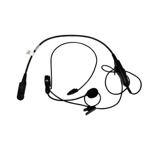 Lightweight BTH Headset, Dual Ear, In-Line PTT, XL-AE2C for Harris XL-200P