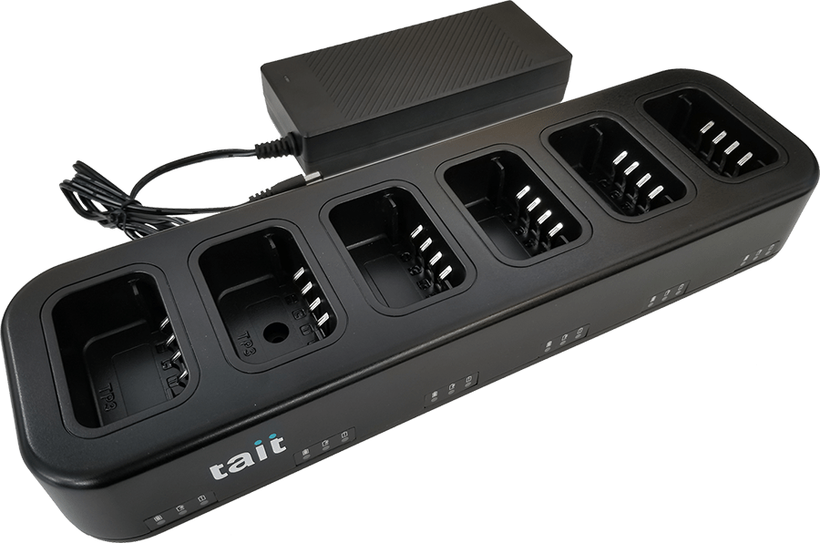 OEM 6-Bay Charger, TP3000-CH6 - Charges 6 TP3000 handheld radios at one time