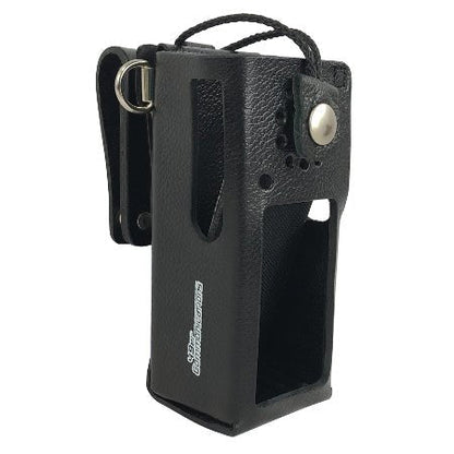 Open Front Leather Holster with Swivel Belt Loop for KNG