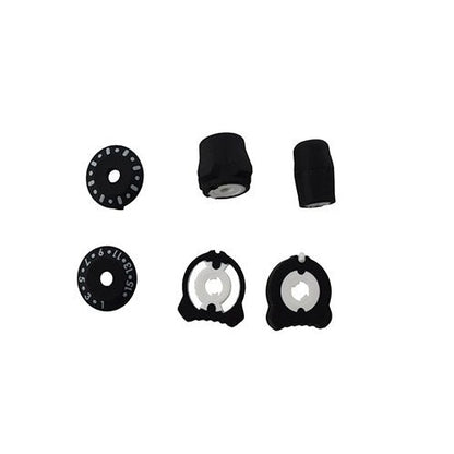 Replacement Volume Knob, Channel Knob and Collar for BKR5000 Radios