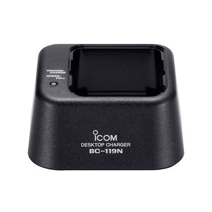 Single Desktop Charger, BC119NS 11 for iCOM IC-F70/80 & IC-F9011, IC-F9021 Radios