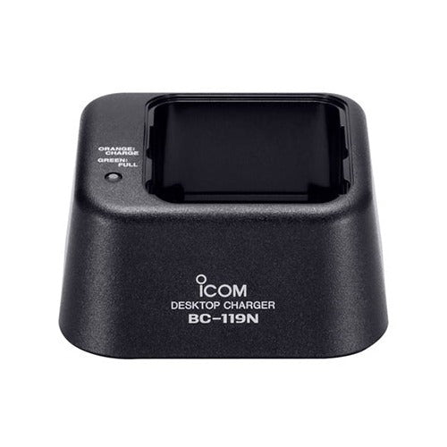Single Desktop Charger, BC119NS 11 for iCOM IC-F70/80 & IC-F9011, IC-F9021 Radios