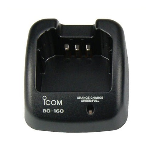 Single Desktop Charger, BC160 for iCom IC-A14 and IC-F3161/4161 Series Radios