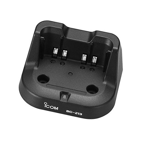 Single Desktop Charger, BC213 for iCom A16, IC-F1100, IC-F2000, IC-F2100, IC-V10 Radios