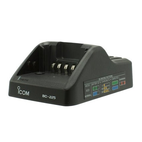 Single Desktop Charger, BC225 for iCOM F3400/F4400, F7010/F7020 Series Radios