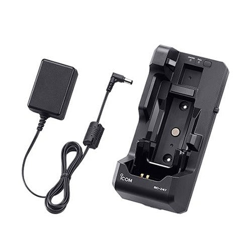 Single Vehicle Charger, BC247 for iCOM IC-SAT100 Radios