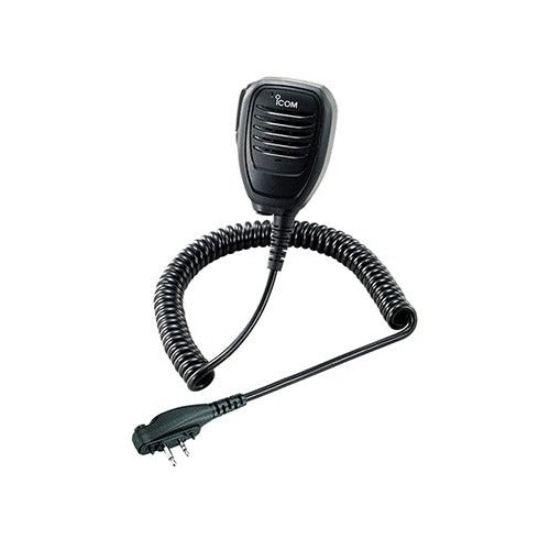 Submersible Speaker Microphone, HM222HLWP for iCom Radios with 2-pin Screw Down Connectors