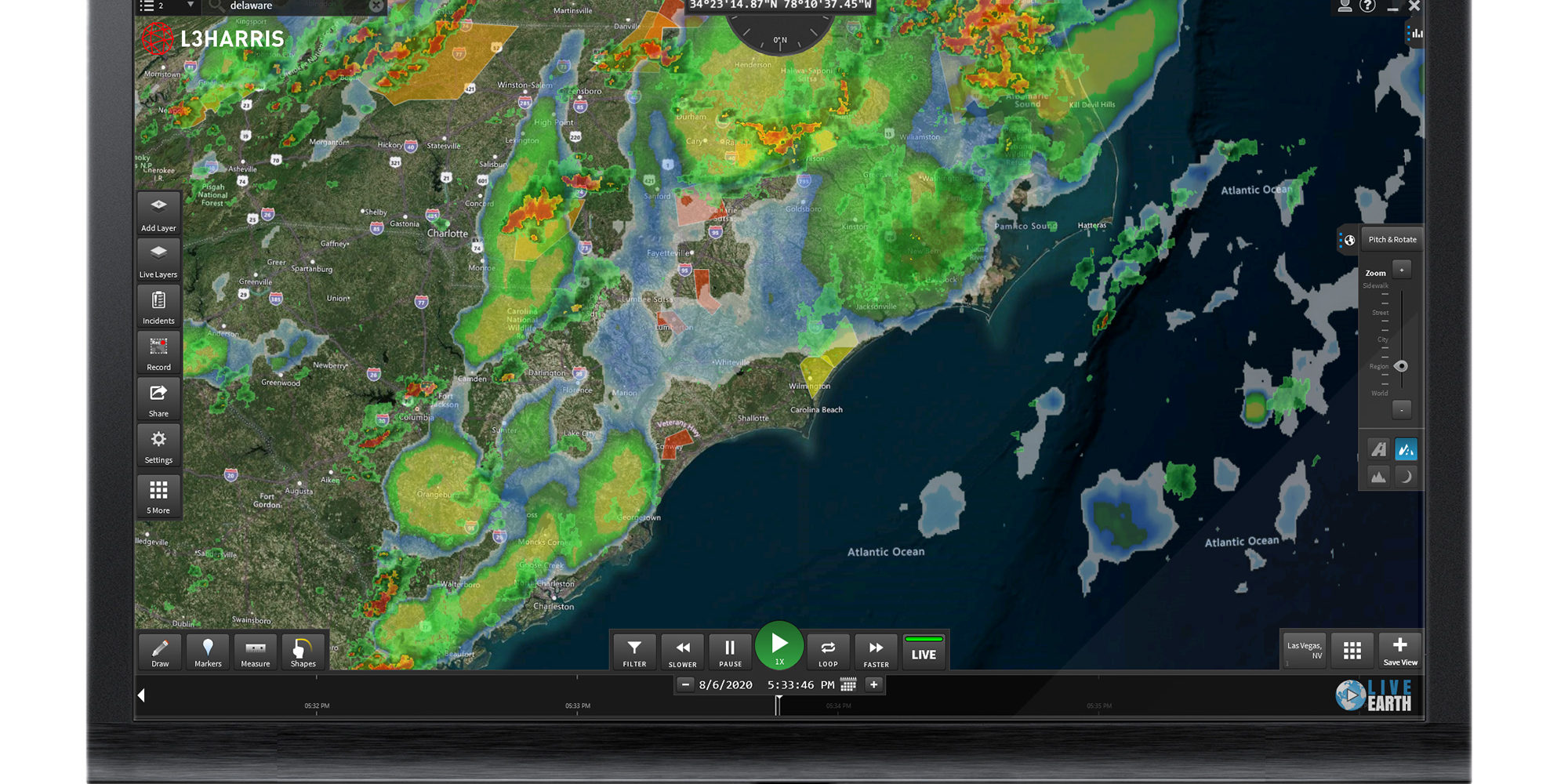 Situational Awareness Mapping Powered by Live Earth™ – New London 